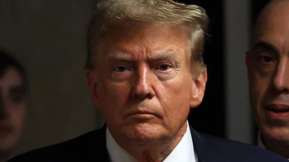 May 21, 2024; New York, NY, USA; Former U.S. President Donald Trump returns after a break during his hush money trial at Manhattan Criminal Court on May 21, 2024 in New York City. The defense has rested their case in former President Trump’s hush money trial in which he declined to testify in. Judge Juan Merchan says to expect summations and closing arguments in the criminal trial next week. Former U.S. President Trump faces 34 felony counts of falsifying business records in the first of his criminal cases to go to trial. Mandatory Credit: Michael M. Santiago/Pool via USA TODAY NETWORK