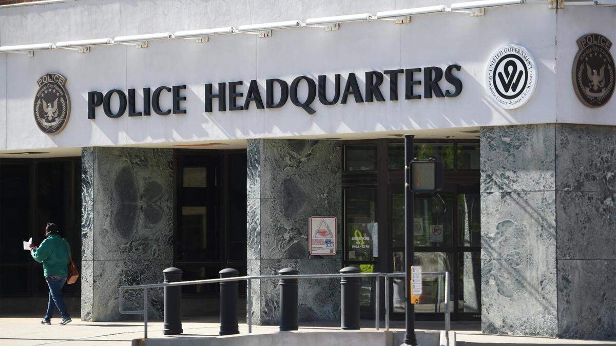 The Kansas City, Kansas Police Headquarters, 700 Minnesota Avenue, in Wyandotte County.