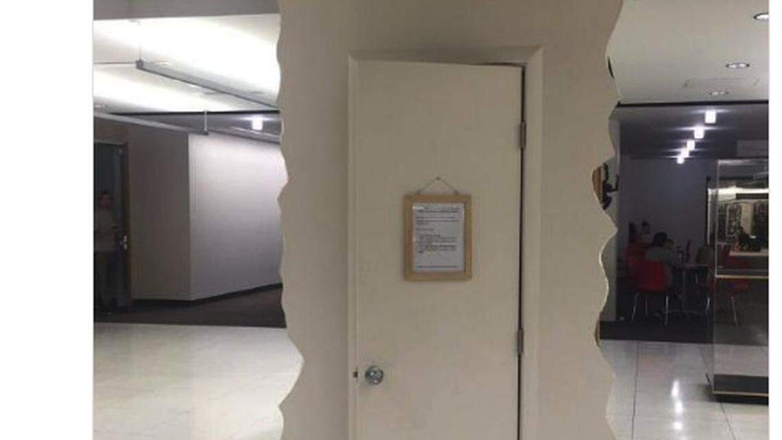 A fine arts student at the University of Utah created a "cry closet" for students to use during finals week and she hasn't heard the end of it.