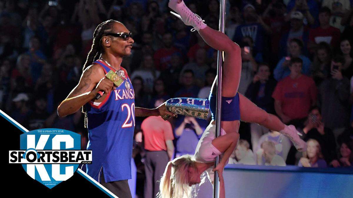 Snoop Dogg performed Oct. 4 as part of KU Late Night in the Phog at Allen Fieldhouse.