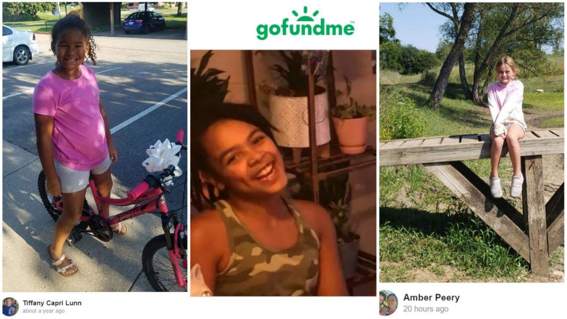 Three girls were killed in a crash on the Kansas Turnpike, authorities said. From left: Kylie Lund, Laila El Azari, Brooklyn Peery.