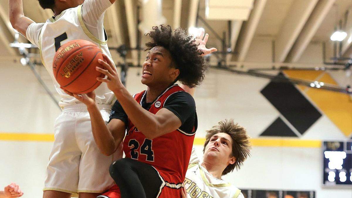 Jaalan Watson scored 23 points to propel Olathe North past Blue Valley to the 2025 Kansas Class 6A state tournament for the fourth straight year.