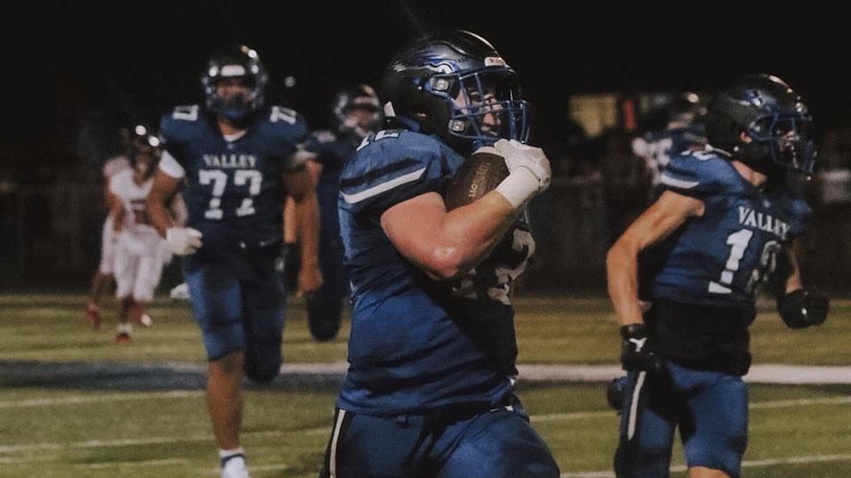 Ty Williams, senior running back for Grain Valley High School