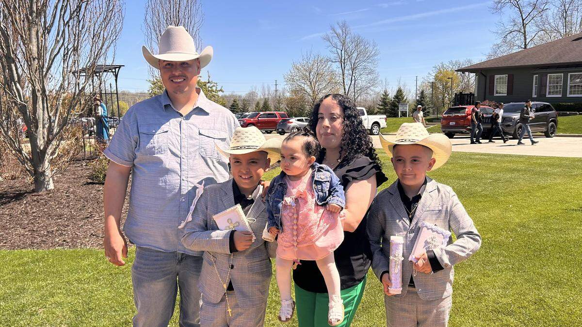 Thousands of legal cases reach U.S. courts every year. Read on to learn about some of the latest cases, including a federal lawsuit filed by the ACLU of Michigan on behalf of a father, Jose Daniel Contreras-Cervantes, who is detained in ICE custody. This provided photo shows Contreras-Cervantes, his wife and their children.