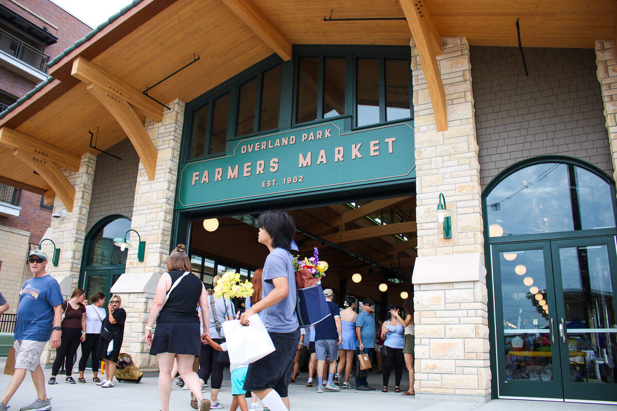 The new Overland Park Farmer’s Market indoor pavilion is seen on June 6, 2026.