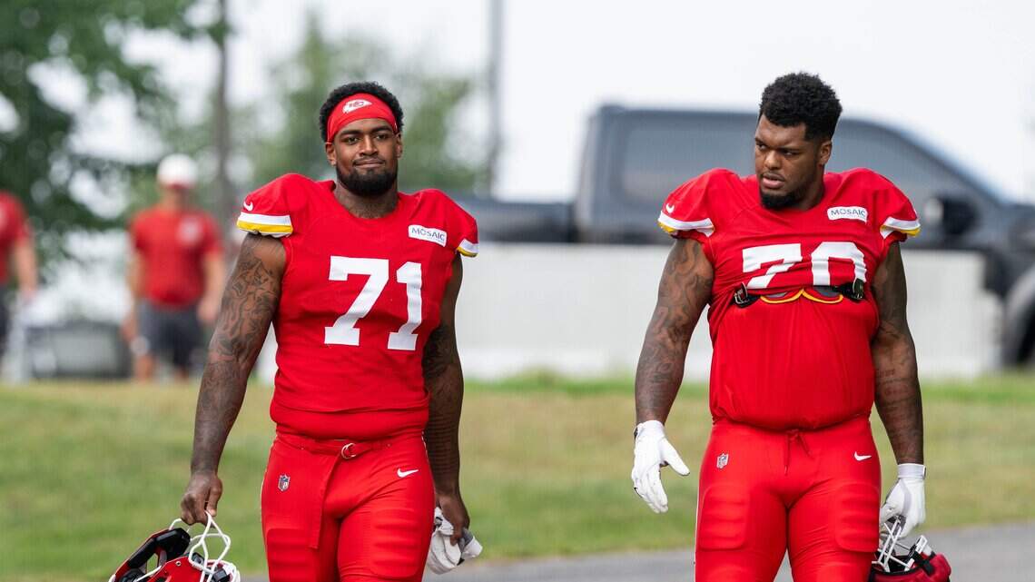 Andy Reid says ‘good chance’ OT Josh Simmons sits out Chiefs’ opener vs. Broncos