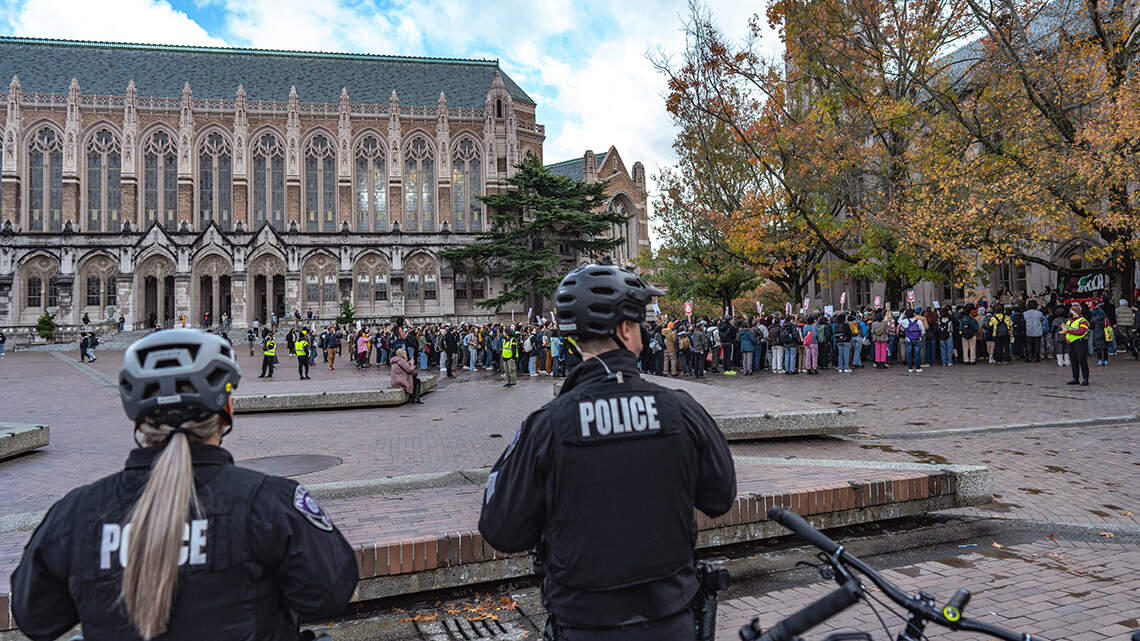 Hateful, threatening protests endanger university campuses. Kick violent offenders out | Opinion