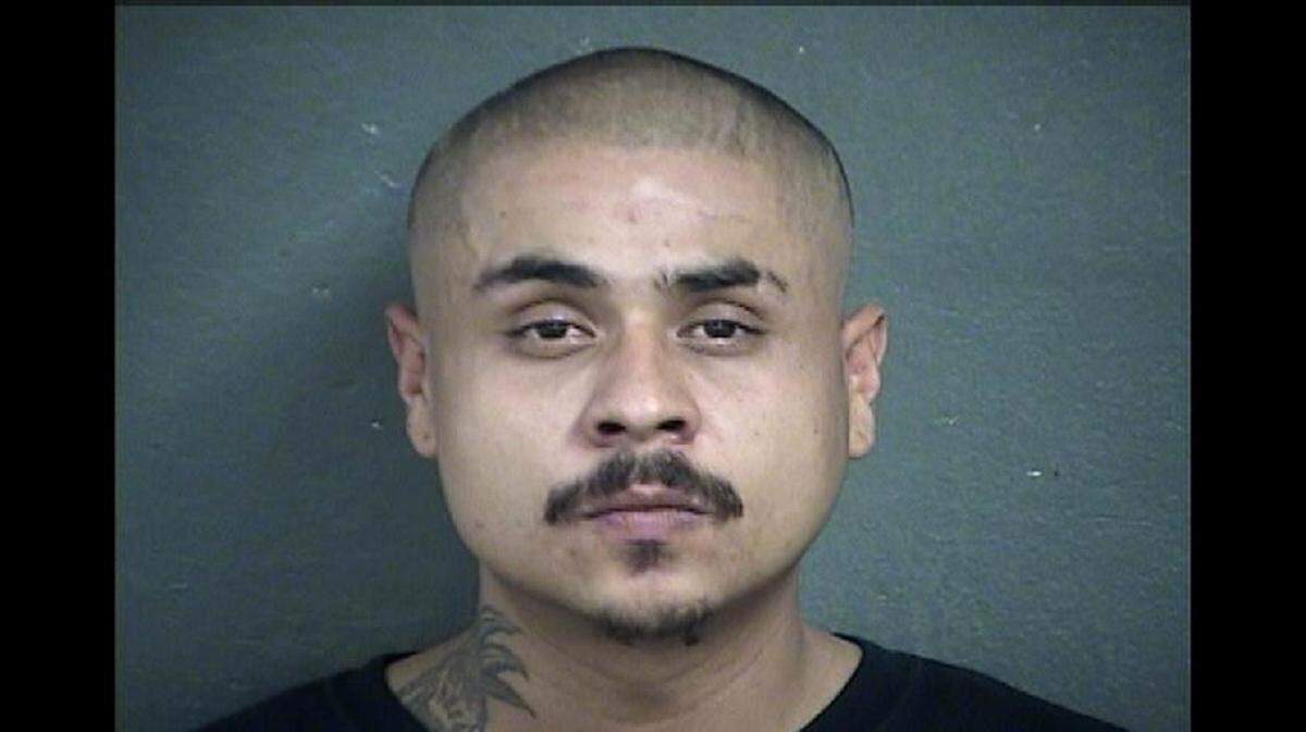 Hugo Villanueva-Morales is shown in this past mugshot taken in Wyandotte County.