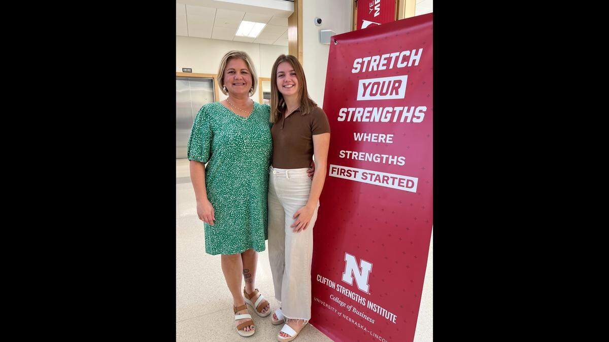After Amy Gerend, left, was diagnosed with brain cancer last year, her daughter raised money for brain cancer research. This year, Mary Gerend, right, has more than doubled her fundraiser goal.