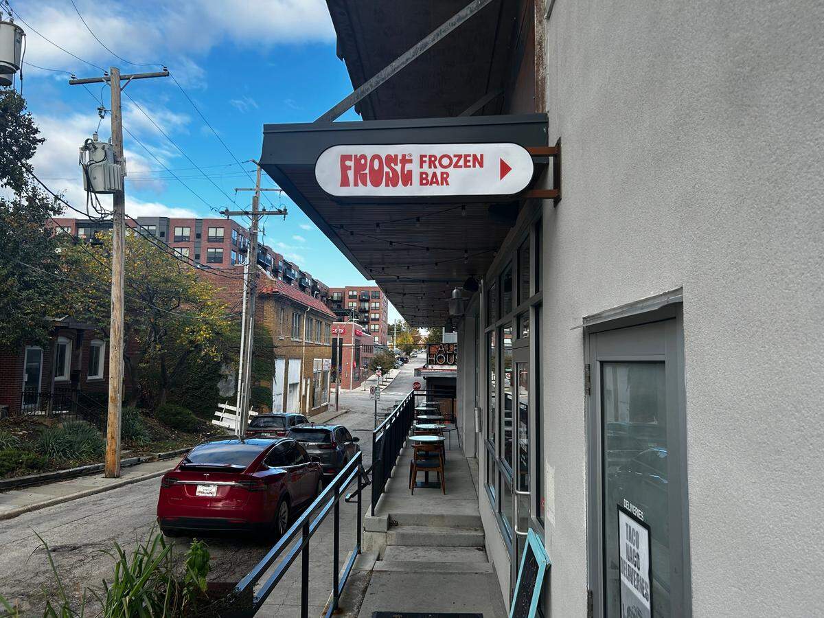 Frost Frozen Bar is now open at 4141 Pennsylvania Ave., Suite 101.
