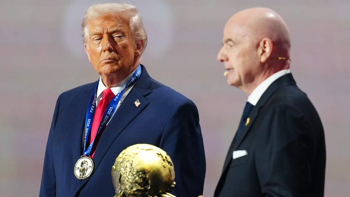 Flattery inflation is clearly afoot as FIFA gives Donald Trump its inaugural Peace Prize complete with gold medal and mantel-worthy trophy