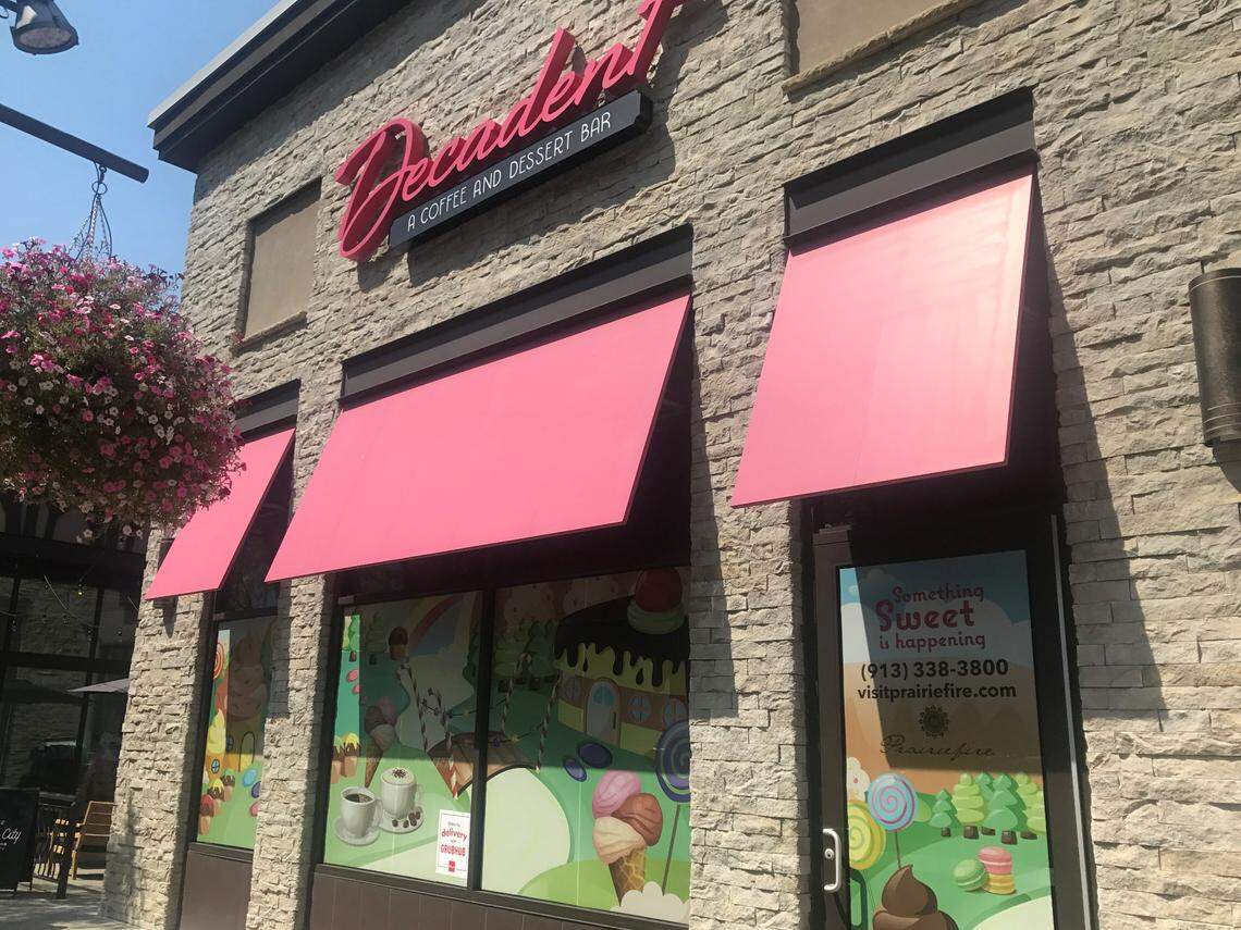 Decadent closed after five years in Prairiefire. It plans to relocate.