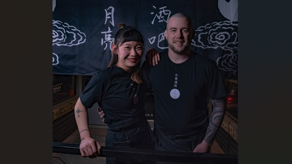 Saranya and Zachary Hubbard plan to convert their cocktail pop-up Moon Bar into a permanent space in Columbus Park.