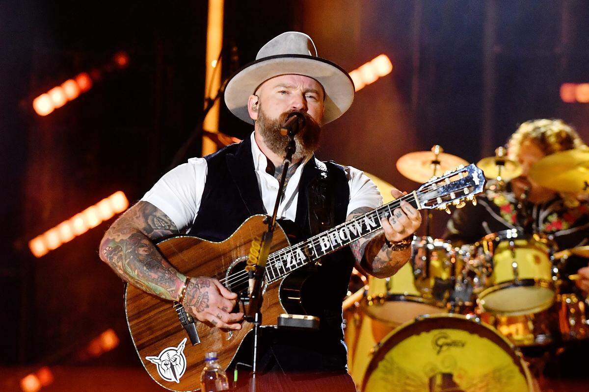 Zac Brown of the Zac Brown Band performs during New Year's Eve Live: Nashville's Big Bash at Bicentennial Capitol Mall State Park on Dec. 31, 2022, in Nashville, Tennessee. 