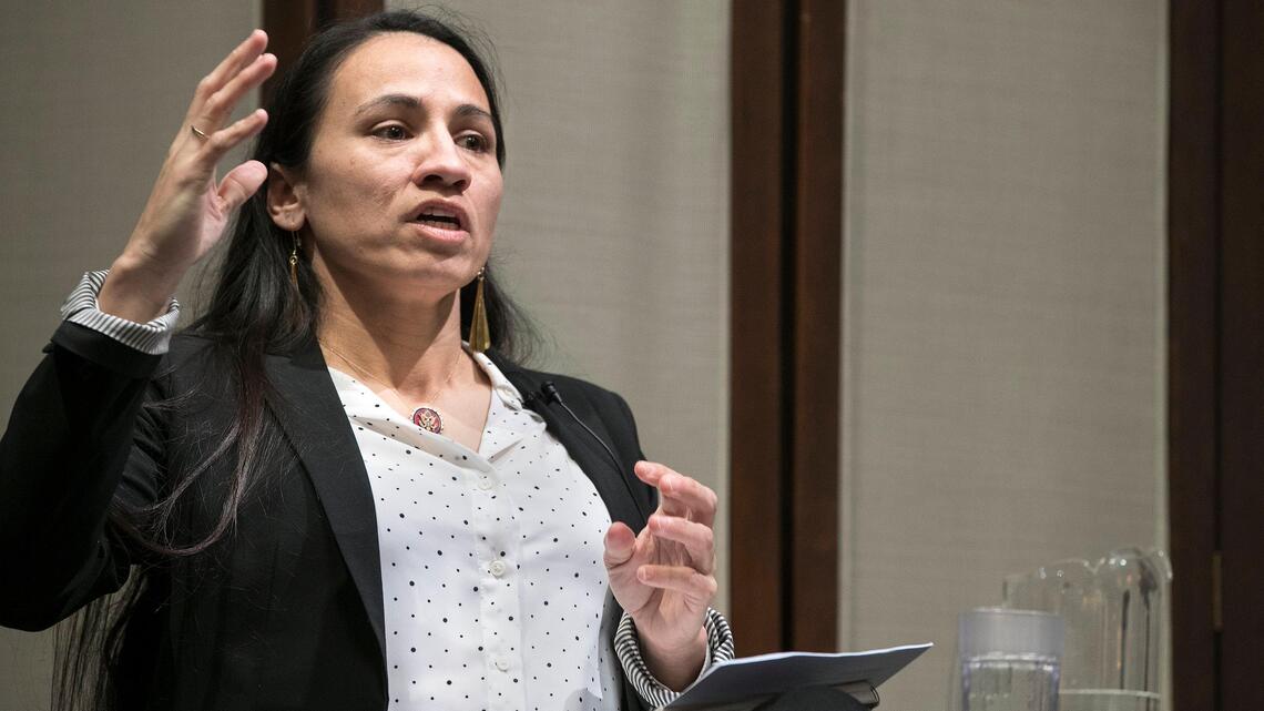 Davids feels heat from the left as activists push her to support Medicare-for-all