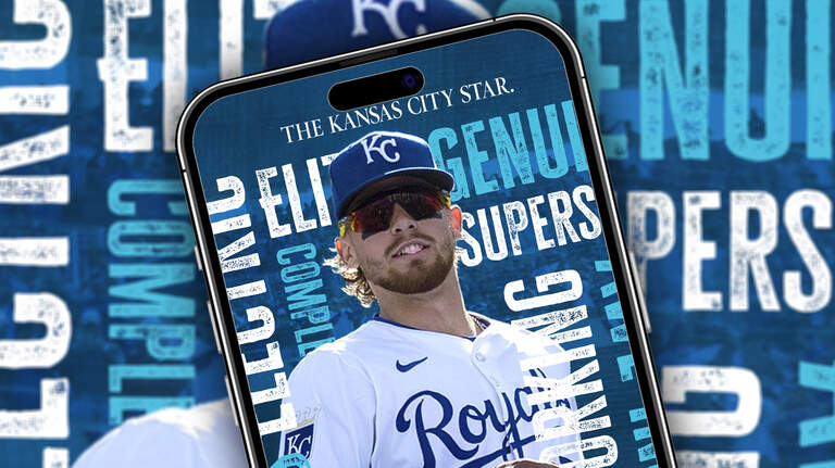 Download our exclusive Bobby Witt Jr. phone background before Kansas City Royals playoffs
