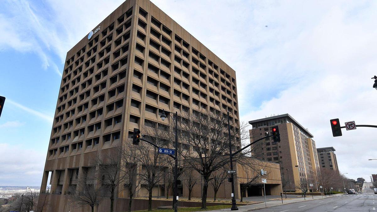 Former AT&T building, located at 500 E. 8th Street in downtown Kansas City, Mo.