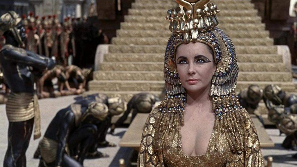 Cleopatra, a brilliant leader of Egypt, was maligned as a lusty drunk. Elizabeth Taylor portrayed her in the 1963 movie.