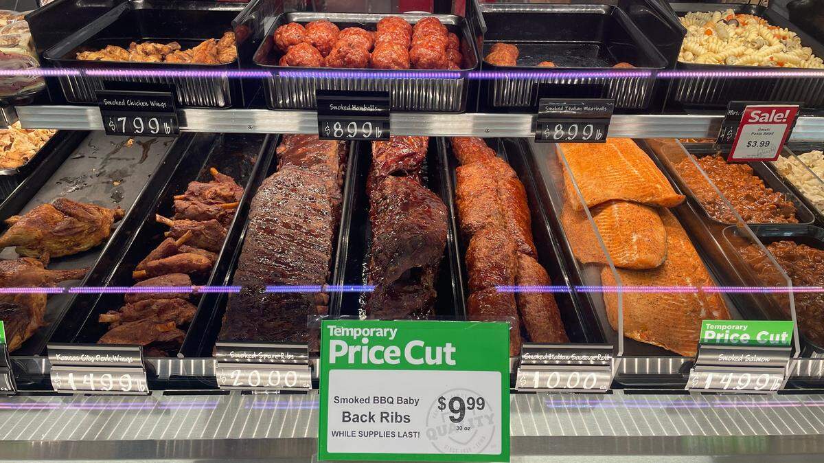 The new Fareway Meat Market has a vast selection of meat and fish.
