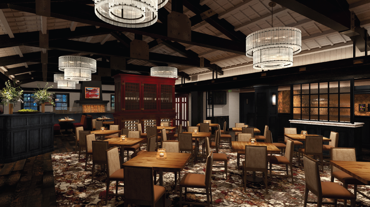 A rendering of KC Chop House, which plans a November opening inside Ameristar Casino.