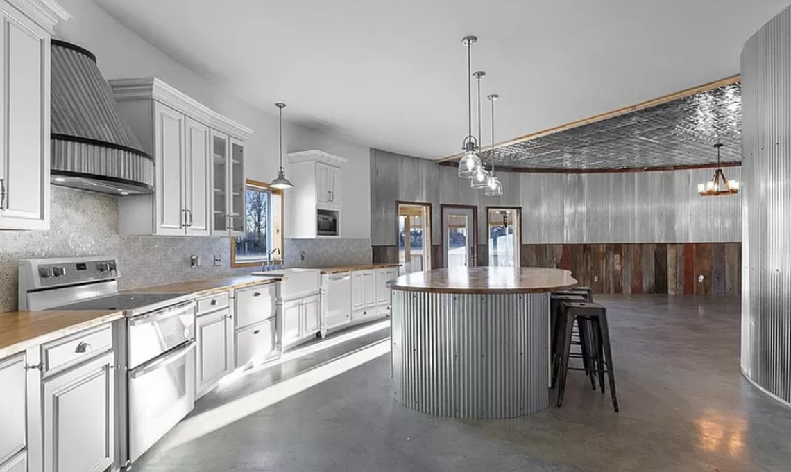 The interior is on fire, as one Zillow reader said.