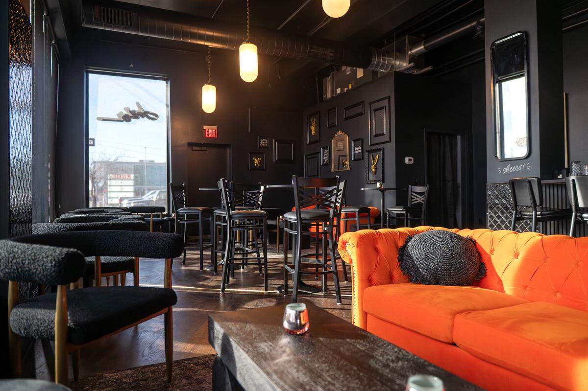 The interior of Audrey's Wine + Bourbon is pictured on Thursday, Feb. 5, 2026, in the Waldo neighborhood of Kansas City.