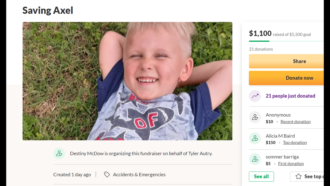 A 4-year-old boy lost his arm in a dog attack in Tecumseh, Oklahoma.