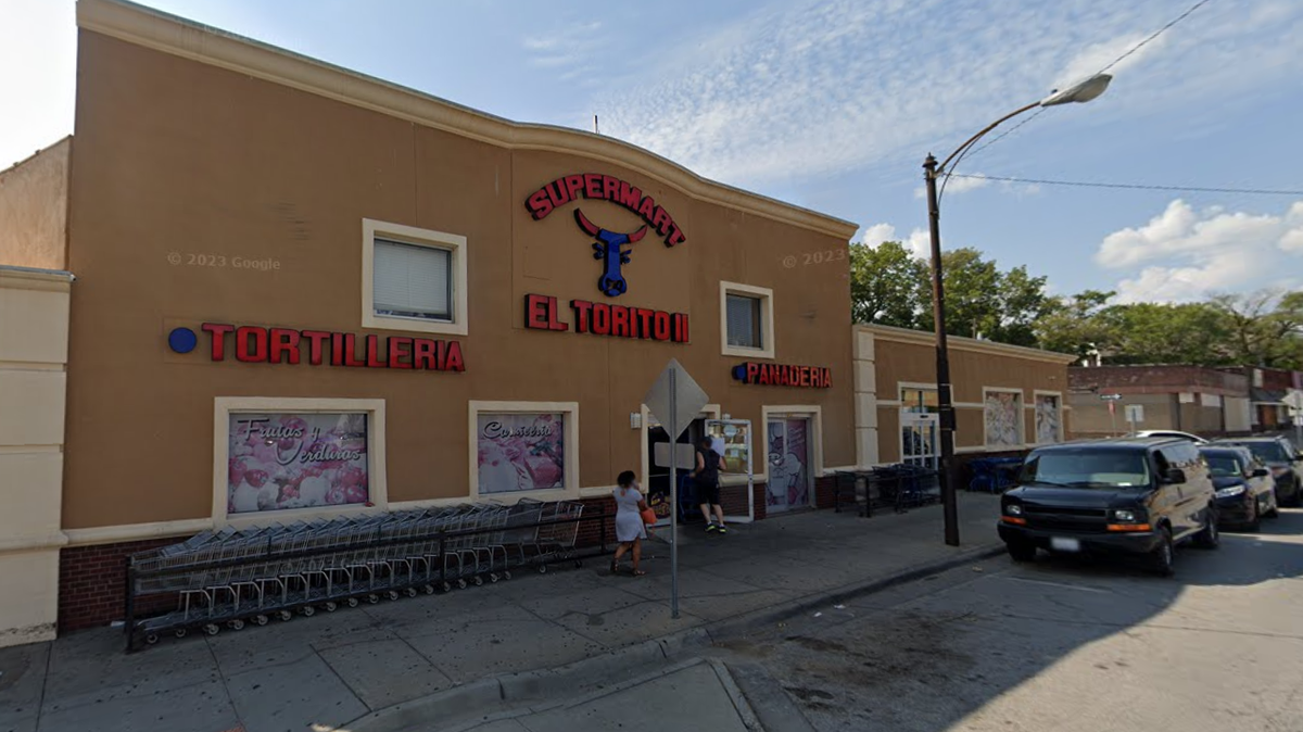 Kansas City, Kansas, grocery store Supermart El Torito II, 1409 Central Ave., is pictured in a street view from Google Maps captured in October 2023.