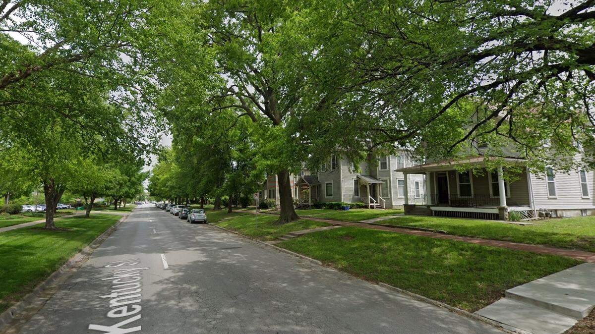 A woman’s body was found in a residence in the 800 block of Kentucky Street in Lawrence. The area is shown in this Google Maps view from May 2019.