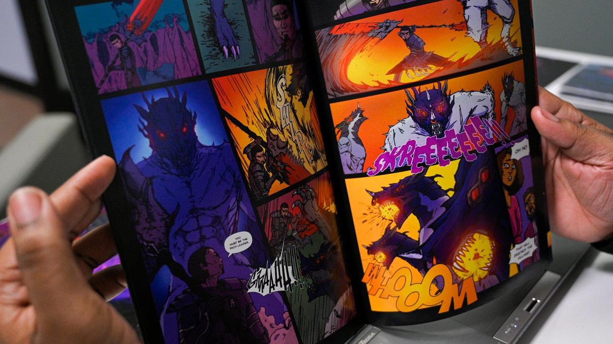 Brandon Calloway has released two chapters of his “Black Spartans” comic book and plans for 200 in a 12-volume series.