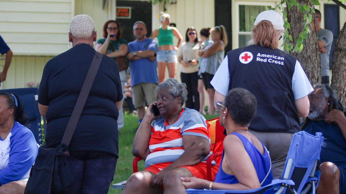 The American Red Cross, ATF, Gladstone Fire and Police Departments and more were on the scene of the house explosion that killed a man and caused significant damage on Saturday, May 31.