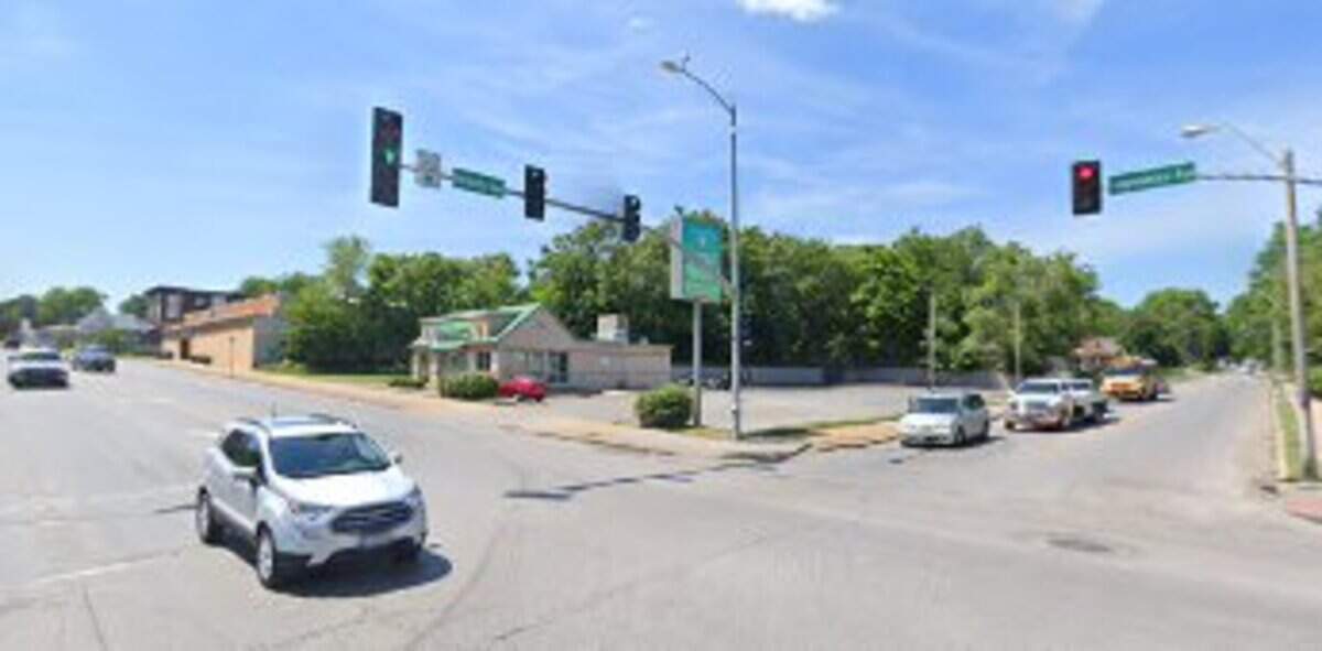 Kansas City police responded to a shooting early Sunday, May 24, 2020, near Independence and Hardesty avenues. One man, found shot, later died at the hospital. A Google Maps street view image from June 2019 shows the area.