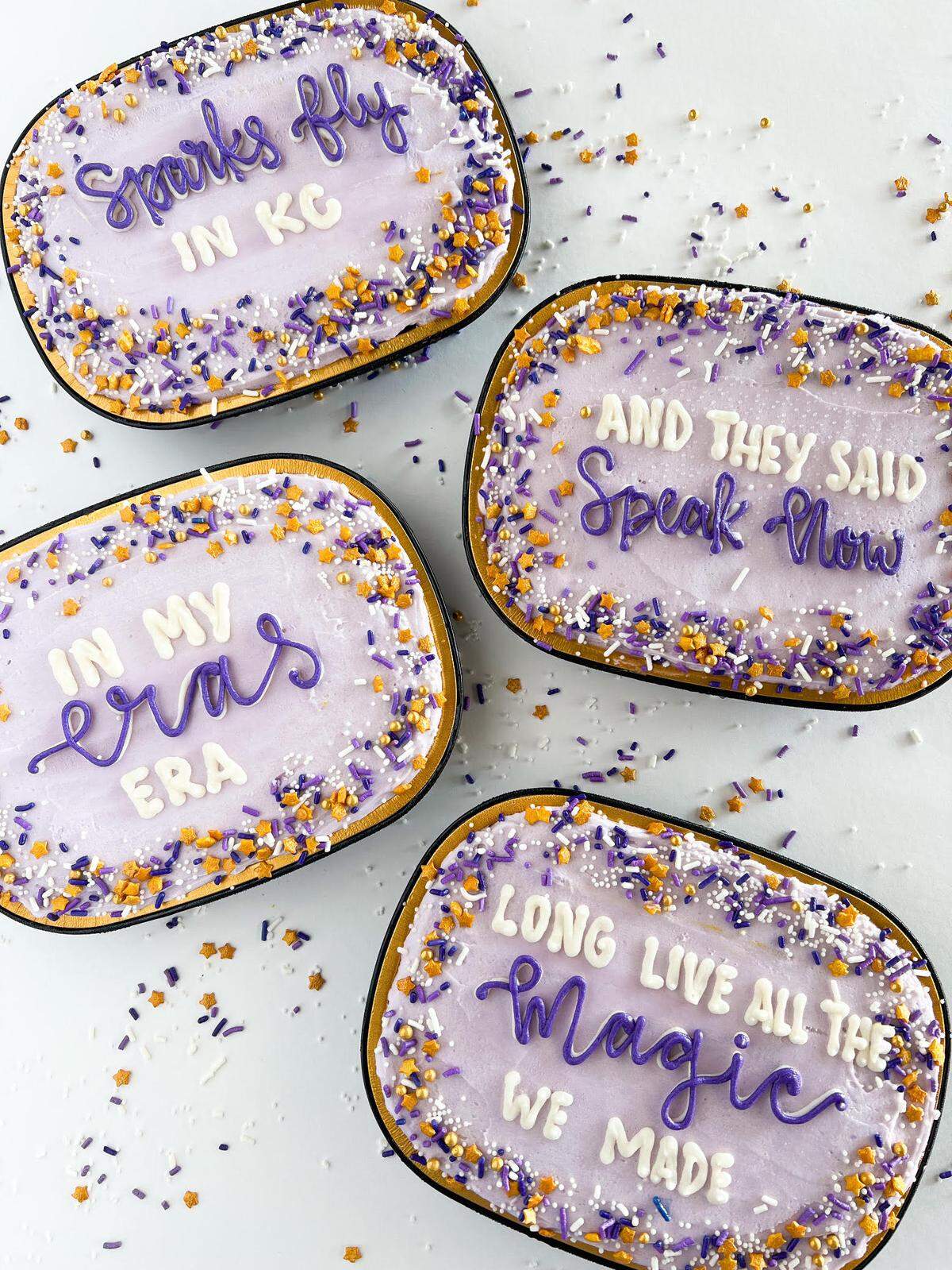 Dolce Bakery in Prairie Village is serving up Swiftie snack cakes for fans of the pop star ahead of her Eras Tour stint in Kansas City.