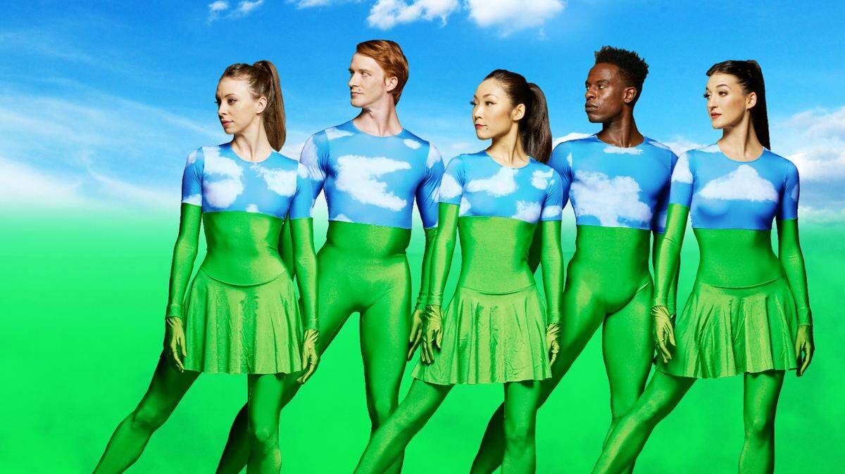 The Kansas City Ballet’s season finale will include “Sandpaper” by Mark Morris, featuring bright costumes showing sky above and grass below.