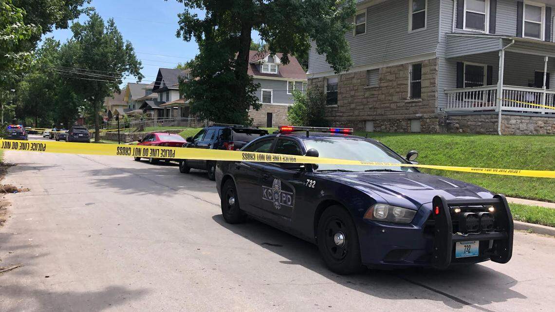 The Kansas City Police Department investigated a homicide Sunday, Aug. 7, 2022, in the 500 block of Garfield Avenue. 
