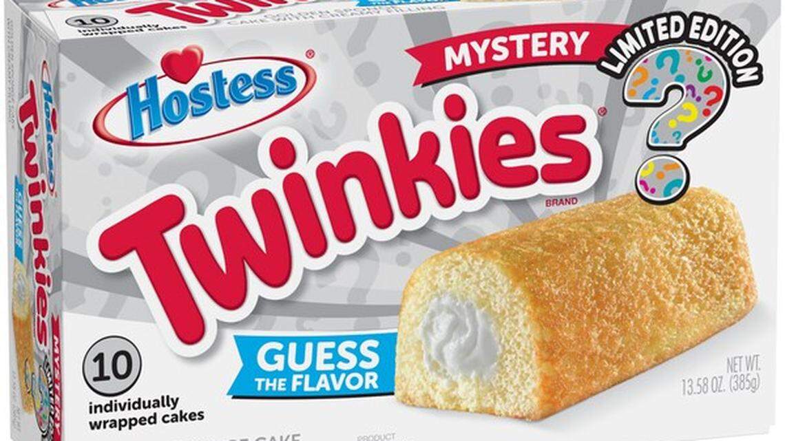Hostess new Mystery Flavor Twinkies are available for a limited time.