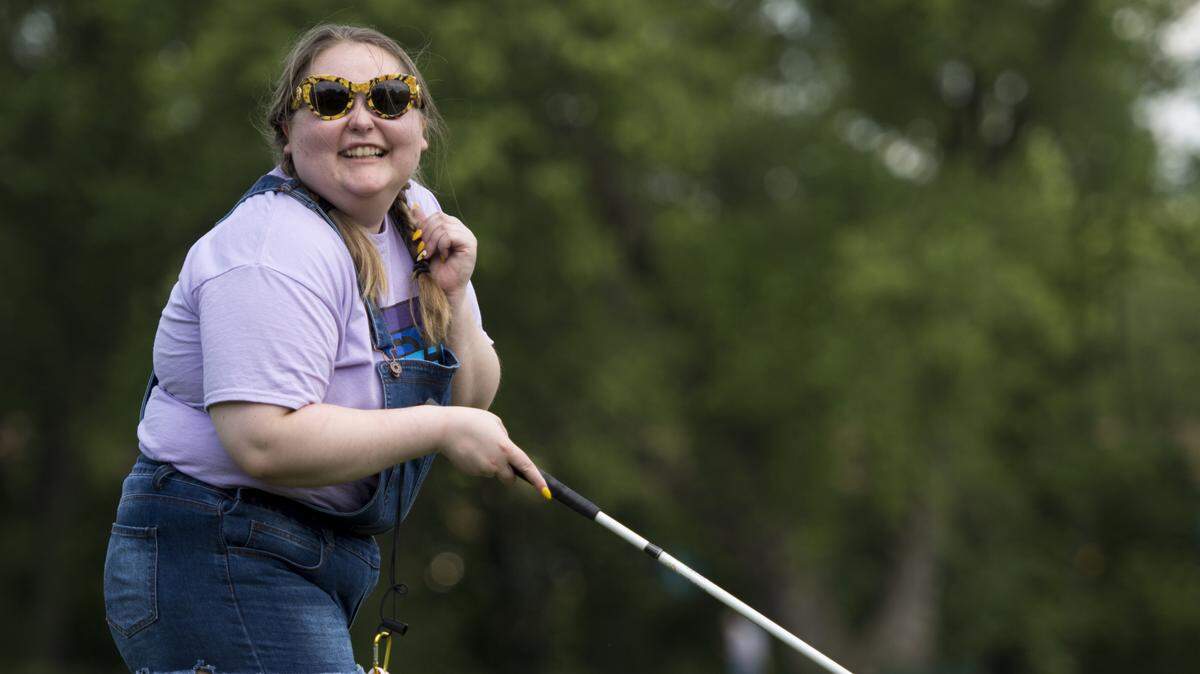 Laughing in the dark, blind Missouri teen finds her way — and life-saving answers