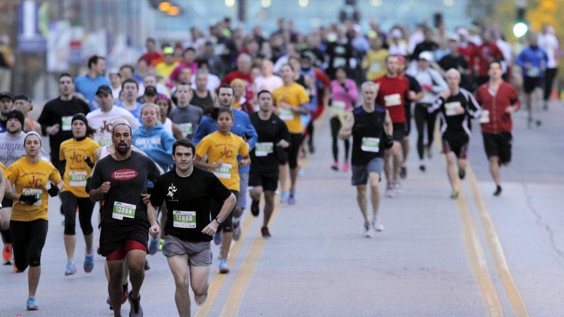 Thousands of runners will gather in downtown KC Saturday, Oct. 19 for the annual Kansas City Marathon.