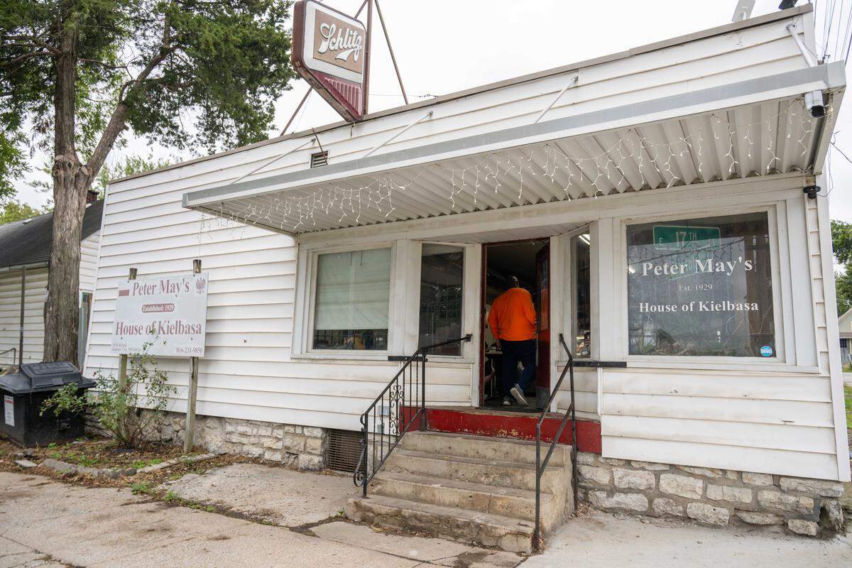 Peter May's House of Kielbasa, on Tuesday, Oct. 7, 2025. The hole-in-a-wall restaurant has been around since the 1940s and used to be a neighborhood grocery store.