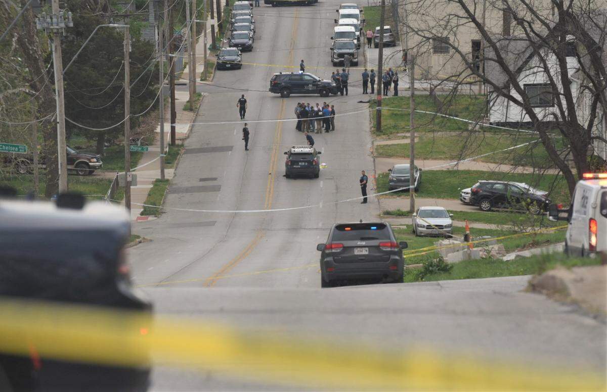 Kansas City police officers shot and killed a man Wednesday afternoon in the 4900 block of East 27th Street. The man allegedly pointed a gun at civilians and did not comply with commands to drop the weapon.