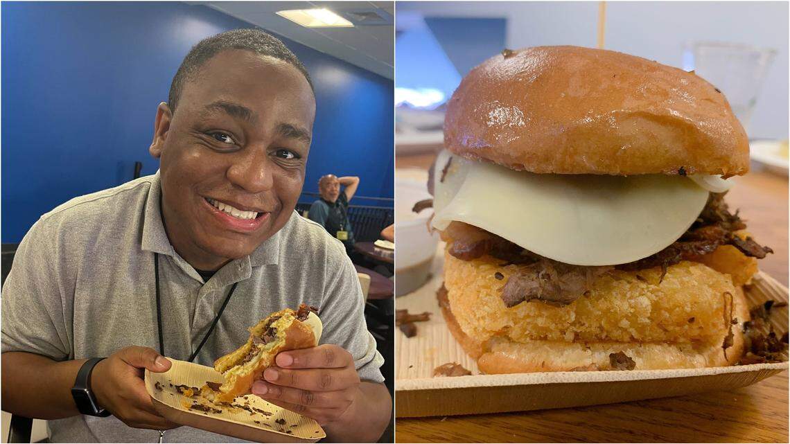 The Kansas City Royals are offering a new “Pasqwich” at Kauffman Stadium. It’s an Italian beef sandwich with bacon and hash browns, and it comes recommended by Vinnie Pasquantino (and The Star’s Royals beat reporter).