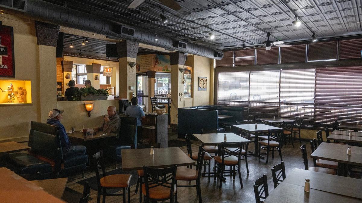 The dining area at Rudy’s Tenampa Taqueria.