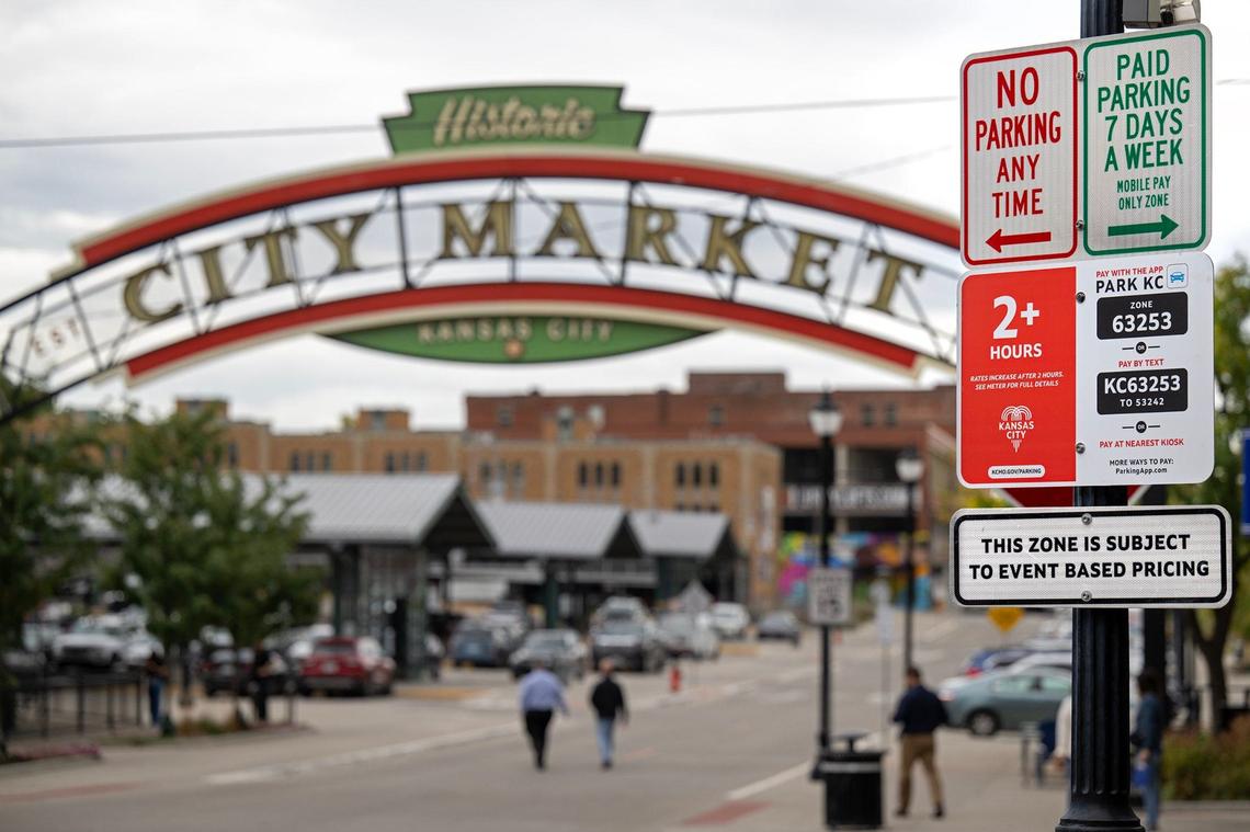 The City Market is in the River Market neighborhood in Kansas City, Missouri.