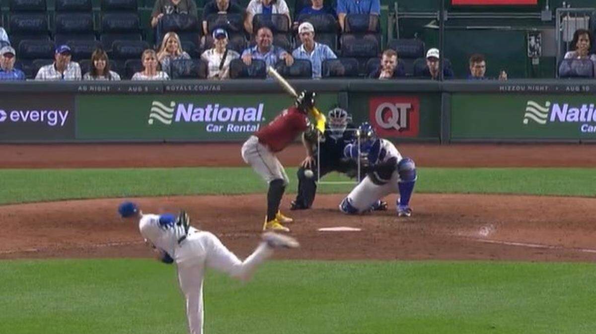 This pitch was about to be called ball four.