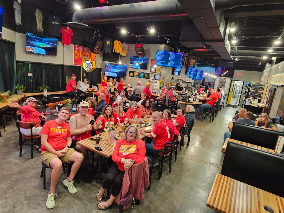 During the NFL season, Grains and Taps hosts Kansas City Chiefs watch events