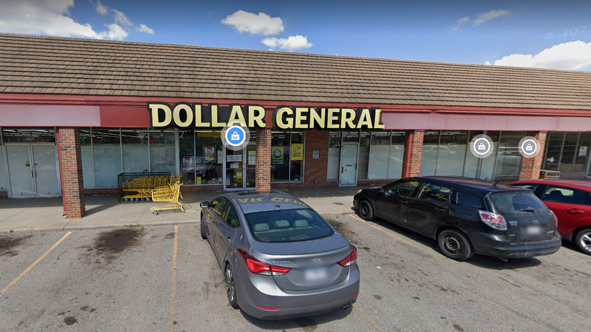A Dollar General at 8716 Blue Ridge Blvd. in Kansas City is pictured in this photograph taken by Google Street View.