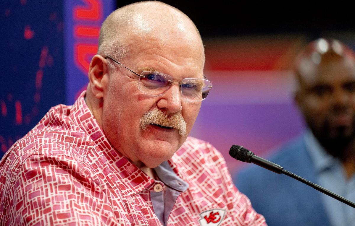 Kansas City Chiefs head coach Andy Reid.