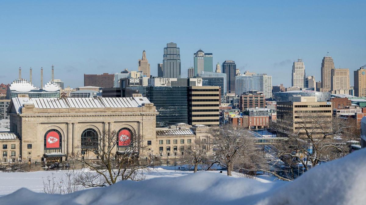 A fresh layer of snow blanketed Kansas City on Friday, January 10, 2025. A strong winter storm is expected overnight Tuesday, Feb. 11.