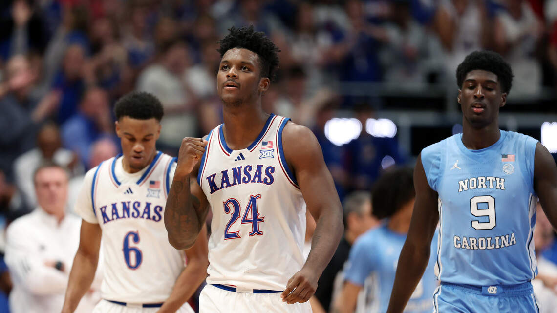 KJ Adams blocked a shot during limited action at Warriors’ summer league opener