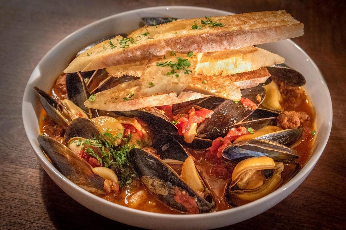 Bangs Island Mussels are on the menu at Earl’s Premier in Brookside.